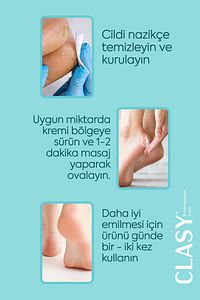 Ayak Ve Topuk Çatlak Kremi, Ayak Bakımı, Ayak Kokusu Ve Topuk 100ml ürün fotoğrafı