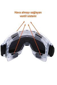Kayak Gözlüğü Offroad Antifog Ventilli  Korumalı Güneş Kar Gözlük Gökkuşağı Snowboard Glasses Sporu ürün fotoğrafı