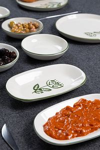 14 Parça 6 Kişilik Handmade Yeşil Çiçek Kahvaltı Takımı - Lüx Kahvaltılık Sunum Seti ürün fotoğrafı