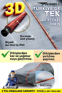 Hatchback Araçlar Ile Uyumlu Lüks X300 Pro Araba Brandası Miflonlu Branda Oto Çadır Örtü ürün fotoğrafı