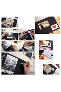 Klaket Tasarımlı Kendin Yap Fotoğraf Albümü Anı Defteri ürün fotoğrafı