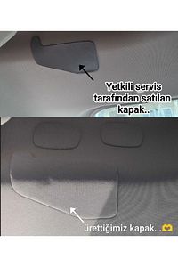 Rifter-berlingo-proace City-doblo-opel Cam Tavanlı Ara Bölme Demiri Kapakları 2 Adet Kumaşı Kaplı ürün fotoğrafı