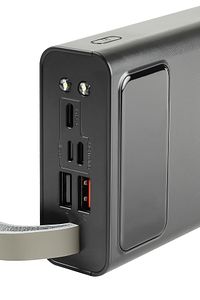 30.000 Mah Dijital Göstergeli Gerçek 30.000 Mah Garantili Işıklı Type-c Girişli Tx30 Siyah Powerbank ürün fotoğrafı