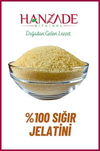 Toz Jelatin 500 Gr %100 Saf Sığır Jelatini 240 Bloom ürün fotoğrafı