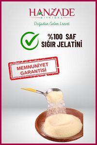 Toz Jelatin 500 Gr %100 Saf Sığır Jelatini 240 Bloom ürün fotoğrafı