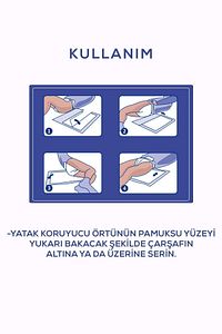 Yatak Koruyucu Örtü 60x90 Cm 30'lu X6 Adet ürün fotoğrafı