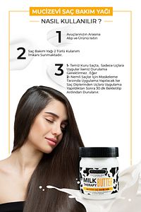 Milk Therapy Butter Oil Mucizevi Saç Bakım Yağı 200 ml - Besleyici, Onarıcı ürün fotoğrafı