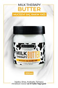 Milk Therapy Butter Oil Mucizevi Saç Bakım Yağı 200 ml - Besleyici, Onarıcı ürün fotoğrafı