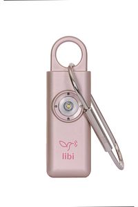 Kişisel Güvenlik Alarmı Ve Anahtarlık - 130db Yüksek Sesli,Işıklı,Şarj Edilebilir,Metalik Pembe ürün fotoğrafı