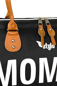 Mommy Bag Usa Anne Bebek Bakım Ve Kadın Çantası - Siyah ürün fotoğrafı