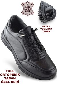 909 Tam Ortopedik Taban Hakiki Deri Erkek Ayakkabı Kadın Ayakkabı Kaymaz Taban Unisex Ayakkabı Lasti ürün fotoğrafı