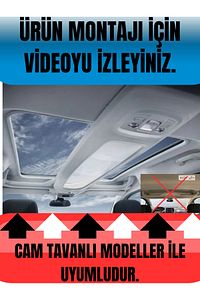 Rifter-berlingo-proace City-doblo-opel Cam Tavanlı Ara Bölme Demiri Kapakları 2 Adet Kumaşı Kaplı ürün fotoğrafı