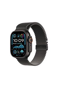 Watch Ultra 2 GPS + Cellular 2024 49mm Black Titanium Case with Black Titanium Milanese Loop - ürün fotoğrafı