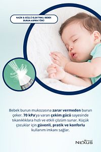 Elektrikli Bebek Burun Aspiratörü Küçük Çocuklar Için Güvenli Ve Etkili Burun Emici ürün fotoğrafı