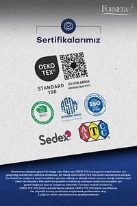 Kahverengi %100 Pamuk Kapitone Fitted Yatak Koruyucu Bebek-Tek-Çift Kişilik-Battal Yatak Alezi ürün fotoğrafı