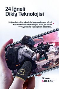 Pubg Parmaklık 1 Çift-pubg Parmak Eldiveni- Silver Ter Geçirmez Oyuncu Parmaklığı-espor Parmaklık ürün fotoğrafı