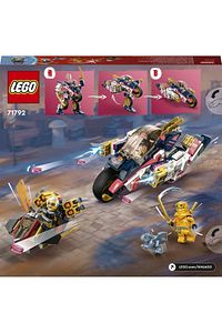 Kmx NINJAGO® Sora'nın Dönüşen Robot Motosiklet Yarışçısı 71792 Oyuncak Yapım Seti (384) S ürün fotoğrafı