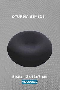 Ortopedik Oturma Simidi Koltuk Minderi Kuyruk Sokumu Yastığı Yuvarlak ürün fotoğrafı