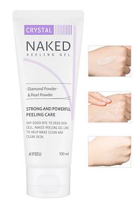 Elmas Tozu İçeren Arındırıcı Peeling Jel 100ml A'PIEU Naked Peeling Gel (Crystal) ürün fotoğrafı