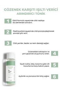 Gözenek Sıkılaştırıcı Arındırıcı Canlandırıcı Peeling Etkili Glow Tonik Glycolic Acid %5 200 ml ürün fotoğrafı