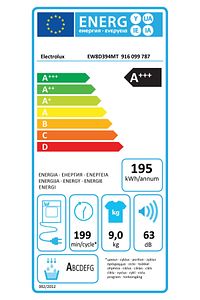EW8D394MT 800 Serisi UltraCare Steam 3DSense 9 kg A+++ Buharlı Inverter Kurutma Makinesi ürün fotoğrafı