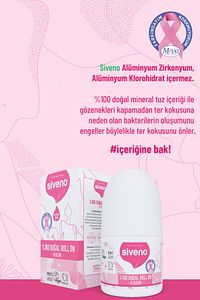 %100 Doğal Roll-On Kadın Deodorant Ter Kokusu Önleyici Bitkisel Leke Bırakmayan Vegan 50 ml X 2 Adet ürün fotoğrafı