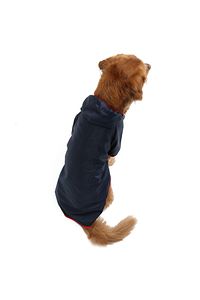 Büyük Irk Navy Köpek Yağmurluğu -köpek Kiyafeti ürün fotoğrafı