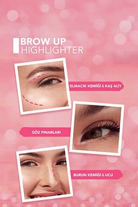 Aydınlatıcı Kaş Kalemi Brow Up 3'lü Set- Diamond/ Champagne/ Rose Gold ürün fotoğrafı