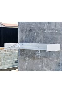 Çamaşır Kurutmalık, Galv. Çelik, Dayanıklı, Duvara Monte, Iç Ve Dış Mekan, Paslanmaz 100 Cm 6 Borulu ürün fotoğrafı