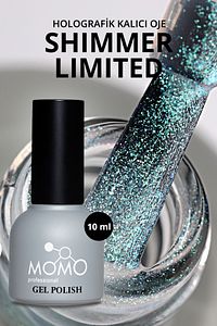 Shimmer Limited Holografik Kalıcı Oje Sl04, Rakı Beyazı Turkuaz Yeşil Simli, 10 ml ürün fotoğrafı