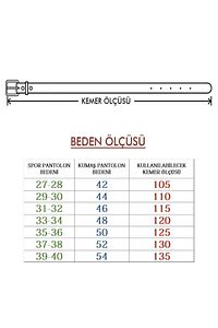 Erkek Kemer ( 3 Adet ) Kot Ve Kanvas Pantolonlara Uygun ürün fotoğrafı