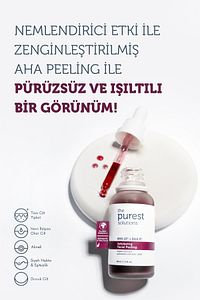 Aha & Bha Canlandırıcı & Cilt Tonu Eşitleyici Kırmızı Peeling Cilt Serumu 30 Ml (aha 10% + Bha 2%) ürün fotoğrafı