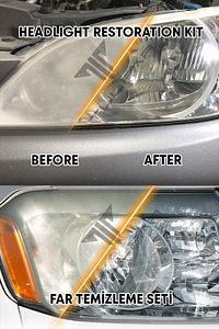 Buharlı Far Temizleme Far Parlatma Avantajlı Set Paket (HEADLIGHT CLEANER KIT) ürün fotoğrafı