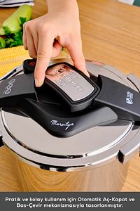 Marsilya Indüksiyon Tabanlı Düdüklü Tencere 7 Litre ürün fotoğrafı