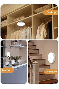 1 Adet Hareket Sensörlü Led Lamba Işık Ev Aydınlatma Kandela Armatür Yapı ürün fotoğrafı