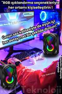 A Bass Bilgisayar Hoparlörü Pc Laptop Notebook Telefon Hoparlör 3.5 Mm Jack Usb Speaker ürün fotoğrafı