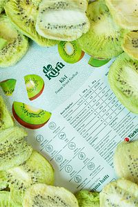 Kivi Kuru Meyve Cipsi - Dondurularak Kurutulmuş Freeze Dried Çıtır Kivi ürün fotoğrafı