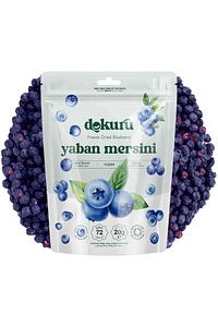 Yaban Mersini Kuru Meyve Cipsi - Dondurularak Kurutulmuş Freeze Dried Çıtır Yaban Mersini ürün fotoğrafı