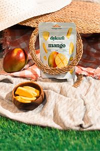 Mango Kuru Meyve Cipsi - Dondurularak Kurutulmuş Freeze Dried Çıtır Mango ürün fotoğrafı