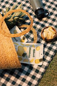 Ananas Kuru Meyve Cipsi - Dondurularak Kurutulmuş Freeze Dried Çıtır Ananas ürün fotoğrafı