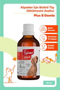 Köpekler İçin Biotin ve Çinko İçeren Tüy Dökülmesini Azaltıcı Plus B Damla 50ml ürün fotoğrafı