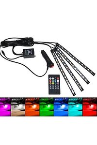 Oto Motto 12 Ledli Ayak Altı Led Lamba Sese Duyarlı Led Müziğe Duyarlı Led Çakmaklık Girişli ürün fotoğrafı