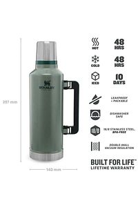 2.5qt Classic Vac Btl H. Green Eu-1 Termos ürün fotoğrafı