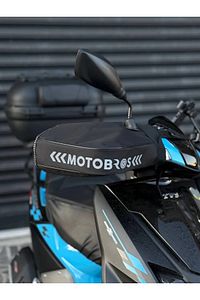 Motosiklet Elcik Rüzgarlık İçi Kürklü Elcik Koruma Scooter Uyumlu  + Su Geçirmez Kılıf ürün fotoğrafı