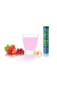 Efervesan Çocuk Vitamin Takviyesi C Vitamini D Vitamini Çinko Kara Mürver Çilek Ve Ahududu Aromalı ürün fotoğrafı