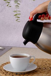 Paslanmaz Çelik Çay Termosu 2.5 Litre | 12-24 Saat Soğuk, 8-12 Saat Sıcak Tutma | Paslanmaz Çelik ürün fotoğrafı