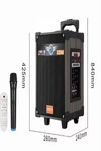 Lt-908 Süper Bass Şarjlı Mikrofonlu Hoparlör Karaoke Sistemi 40 Watt Taşınabilir Parti Box ürün fotoğrafı