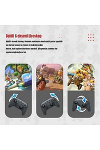 Switch Splatoon 2 Pro Controller Kablosuz Oyun Kolu Pc Uyumlu ürün fotoğrafı