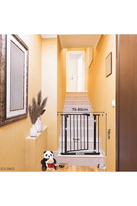 Guimo 75-85 Cm Bebek Çocuk Pet Güvenlik Ve Merdiven Kapısı Beyaz ürün fotoğrafı