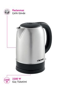 Al 728 I Inox Su Isıtıcı Kettle ürün fotoğrafı